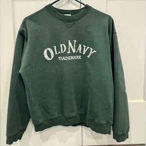 Vintage Old Navy Sweatshirt in Forest Green